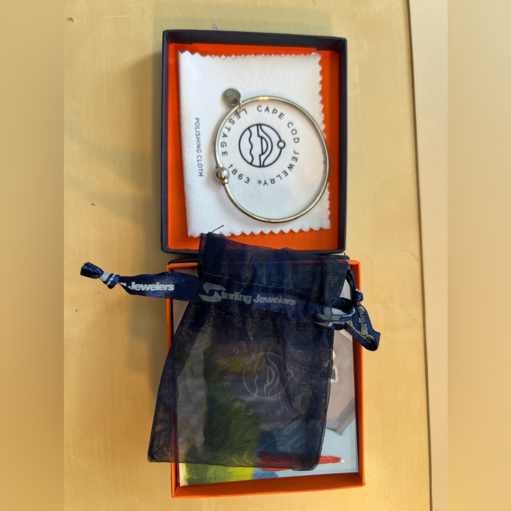 Cape Cod Jewlery Silver Single Ball Bracelet